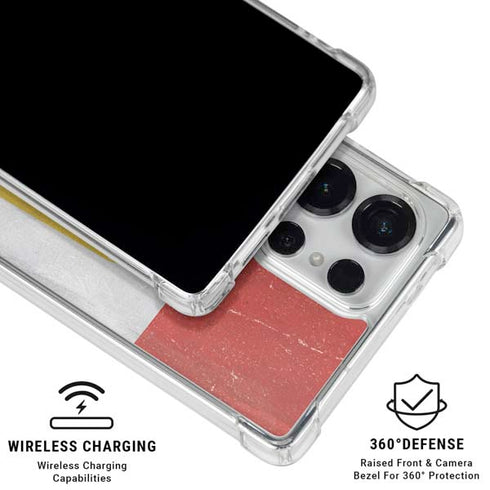 Egypt Flag Distressed Galaxy S25 Ultra Clear Case